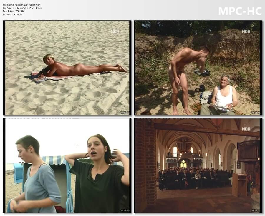 [PNuDL] Nudist movie die nackten auf rugen HD