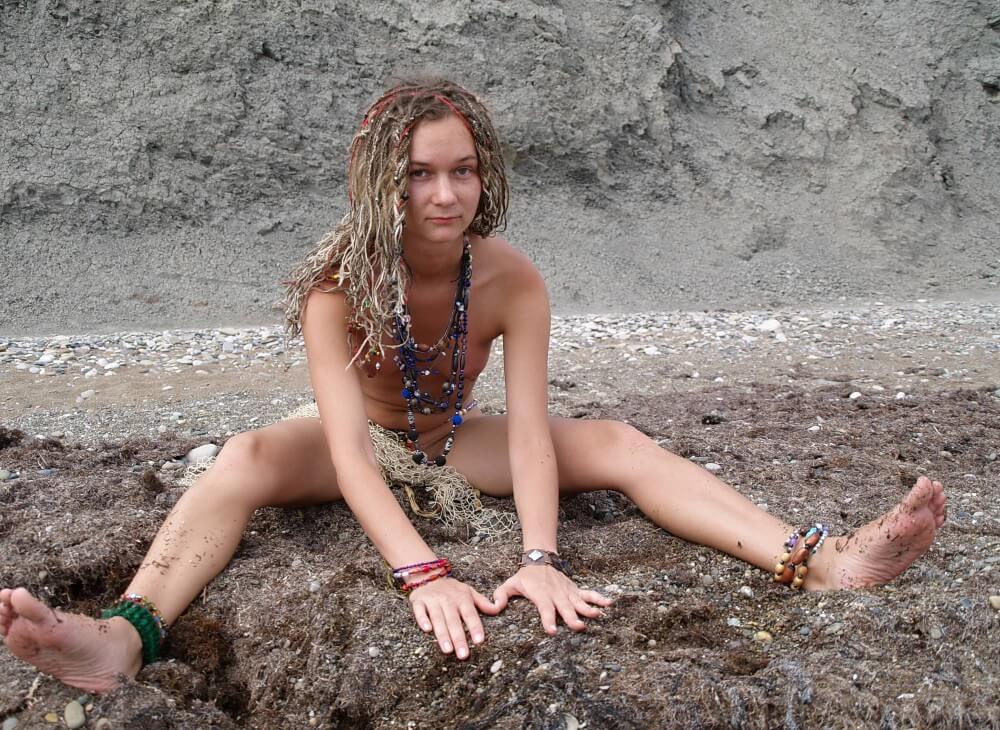 [PNuDL] Naturists Rocky Stream Pixie Girls photos