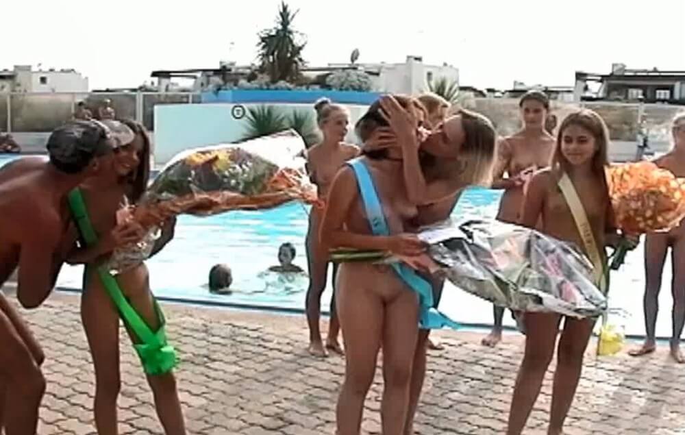 [PNuDL] Nudist girls beauty contest video France - Sunat Natplus HD